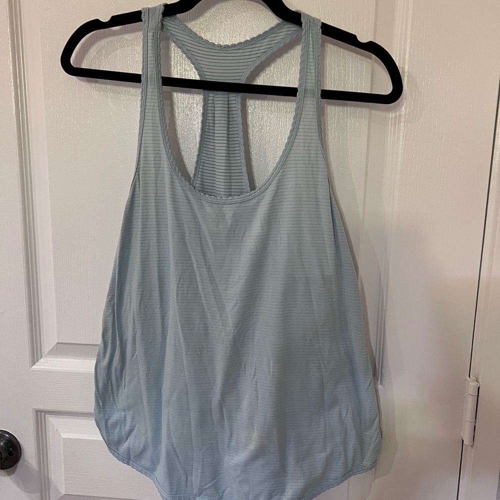 Lululemon Light Blue Women's Tank Top